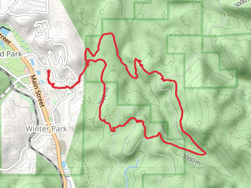 Ditch Trail and Crosstrails Loop Trail