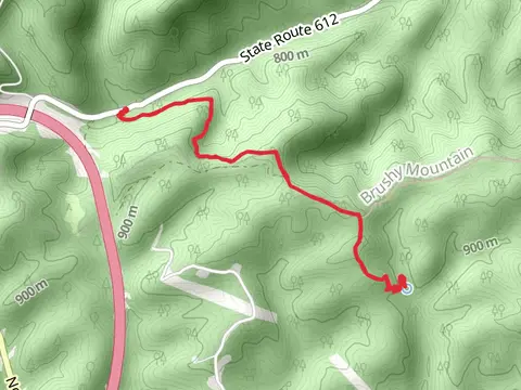 Helveys Mill Shelter via Appalachian Trail