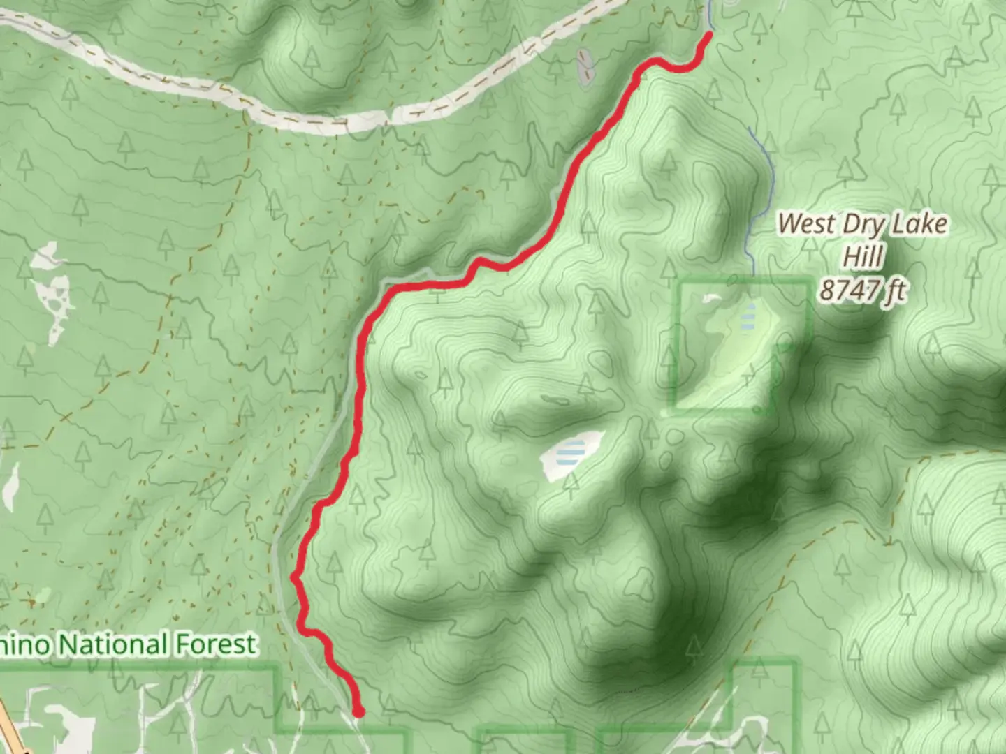 An image depicting the trail Schultz Creek Trail and its surrounding area.