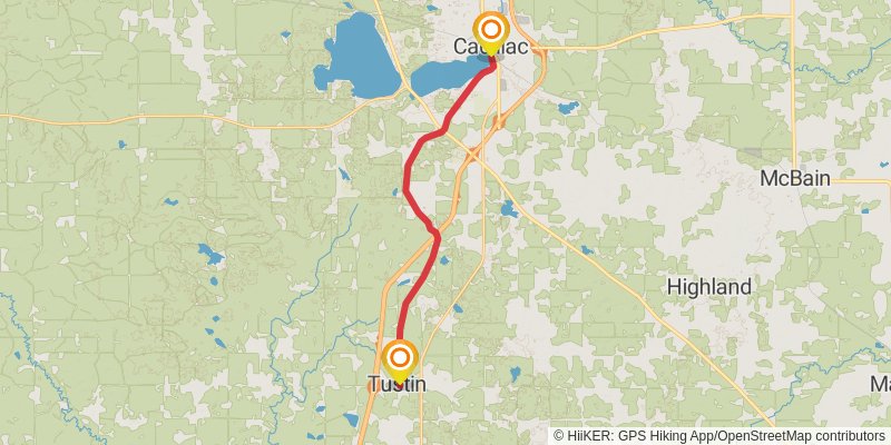 White Pine Trail stage 7 Map