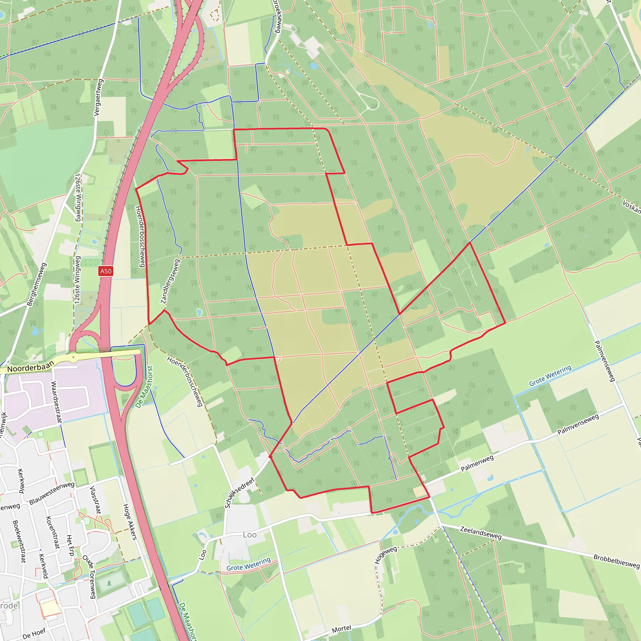 Kanonsberg and Brobbrlbies Loop mobile static map