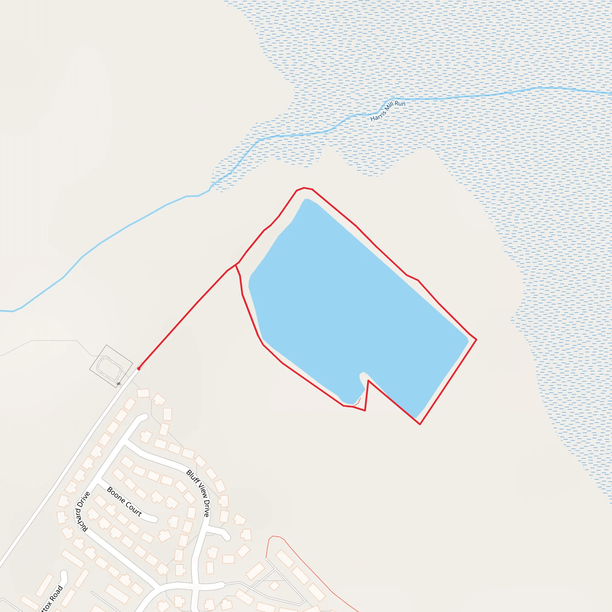 Bluff View Drive Loop mobile static map