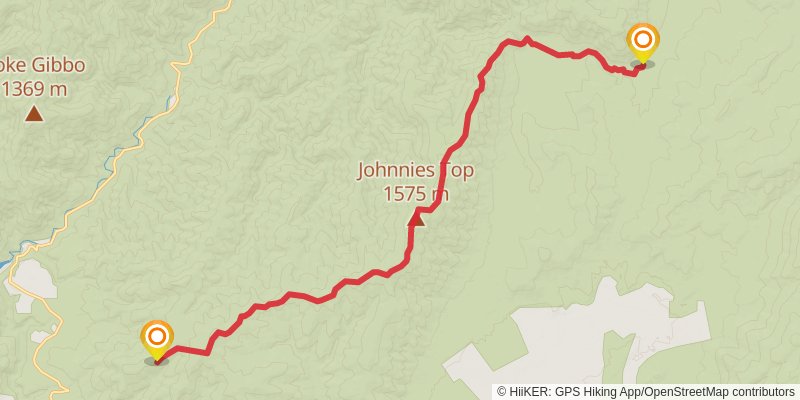 Australian Alps Walking Track stage 23 Map