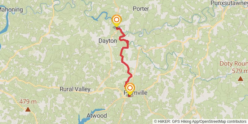Baker Trail stage 7 Map