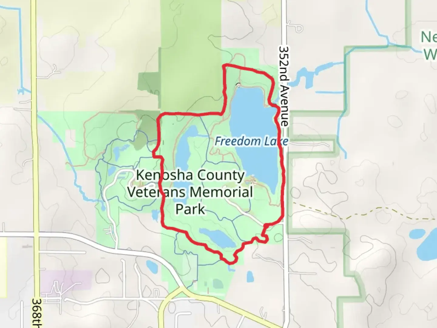 An image depicting the trail Palmer Creek and Freedom Lake Loop and its surrounding area.
