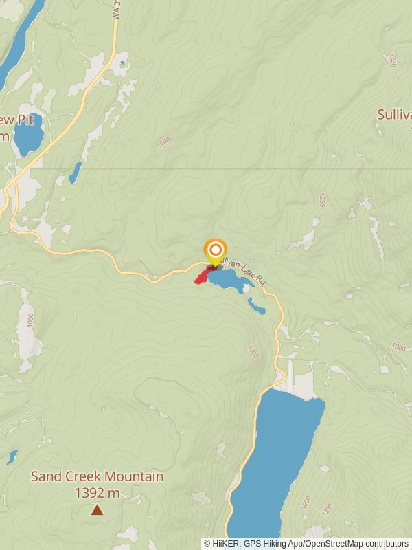 Mill Pond Flume Trail mobile static map