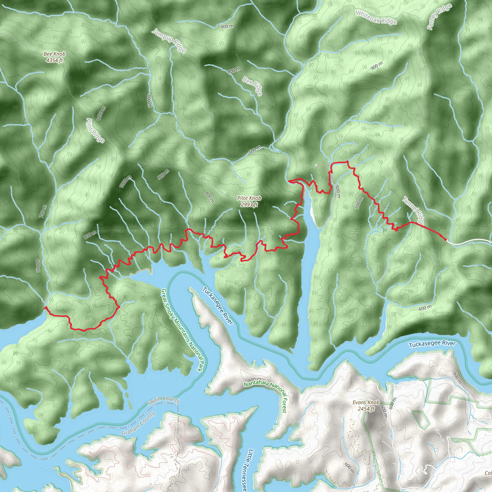 Lakeshore East Trail via BMT mobile static map