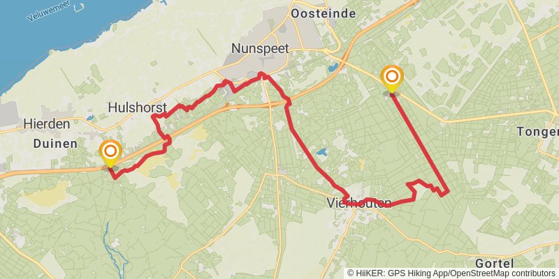 Westerborkpad stage 8 Map