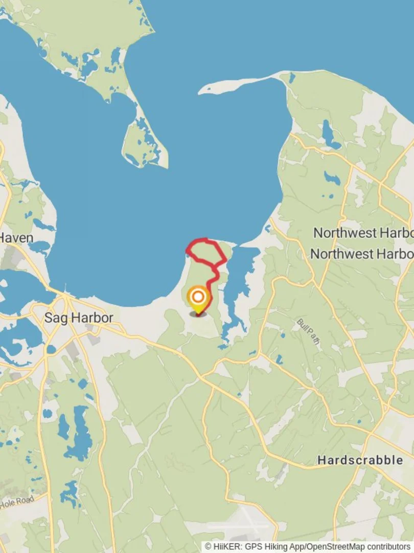 An image depicting the trail Barcelona Point Loop and its surrounding area.