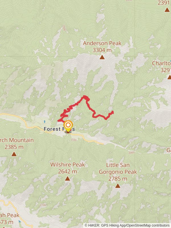 Dobbs Cabin Camp, Falls Creek and Momyer Creek Trail