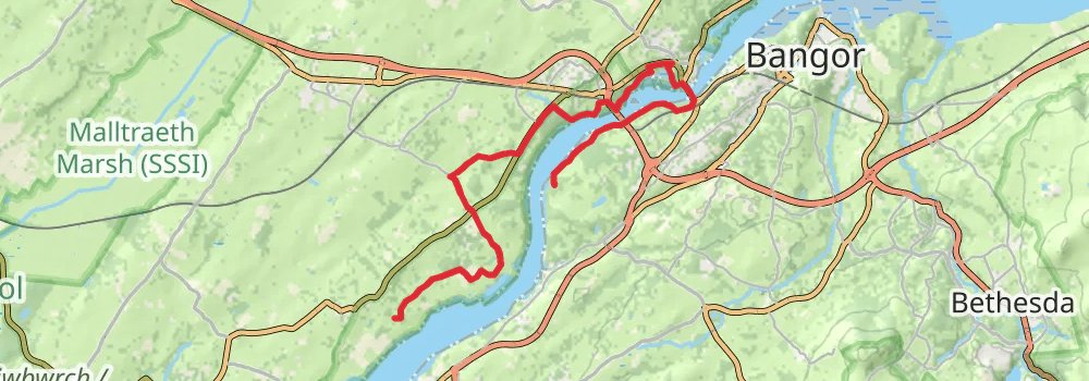 Wales Coast Path stage 17 Map