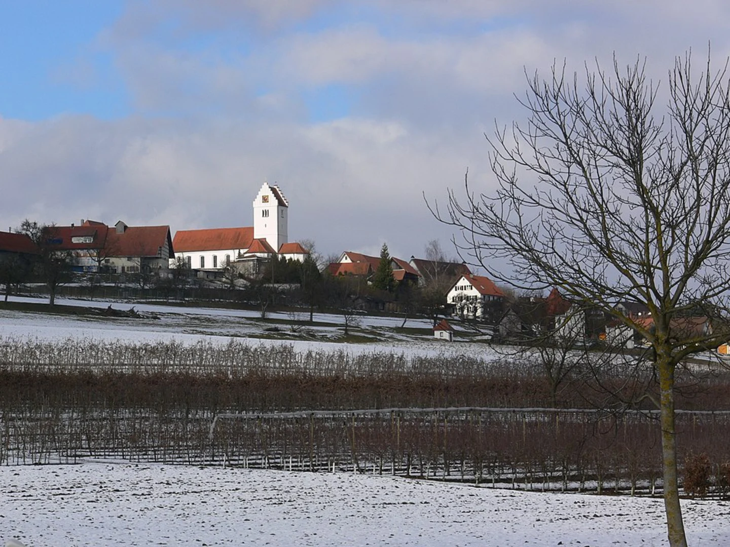 An image depicting the trail Wolpertswende to Schussentobel Loop via River Schussen and its surrounding area.