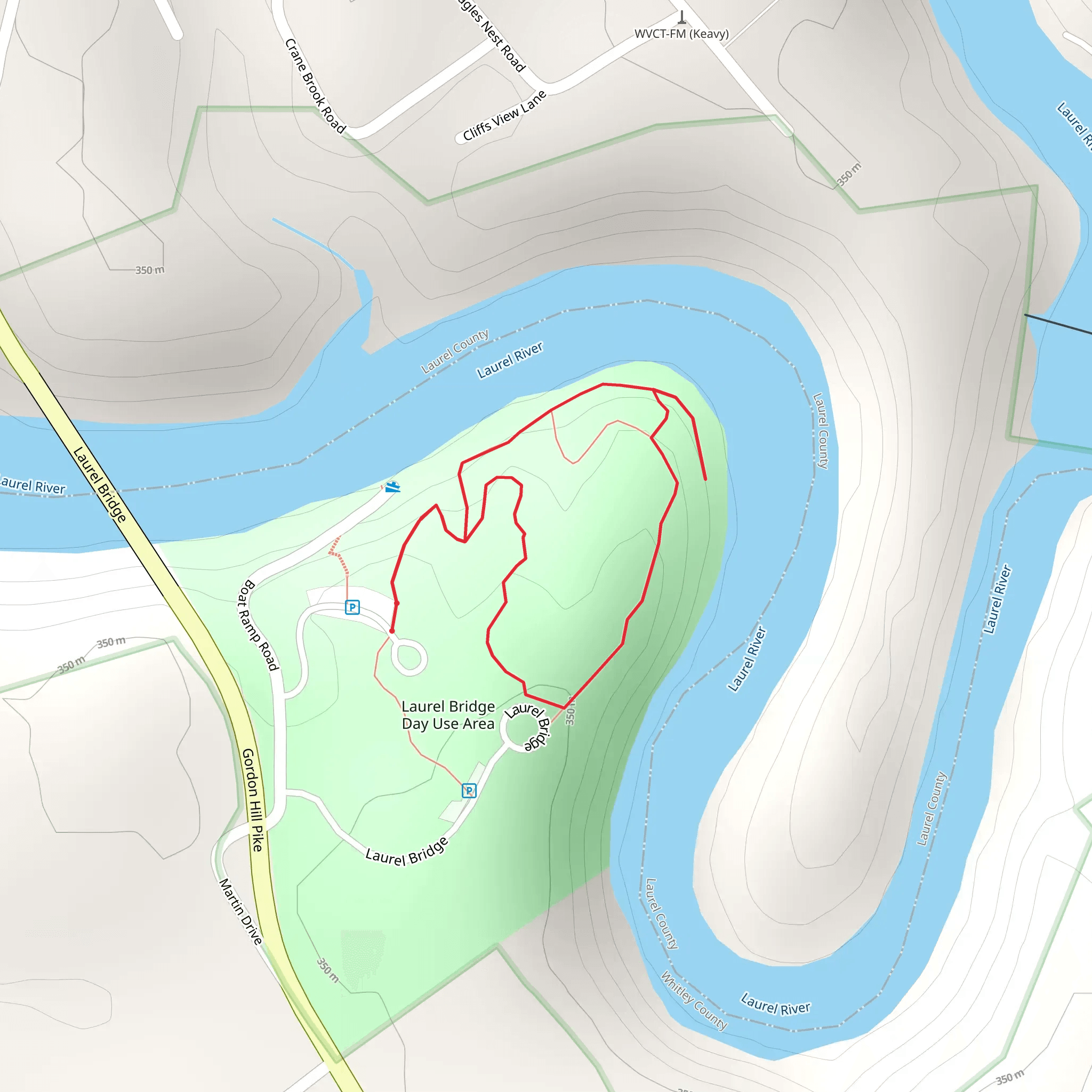 Three Sisters Rock Loop mobile static map