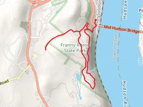 Yellow and White Trail Loop - Johnson-Iorio Memorial Park Loop