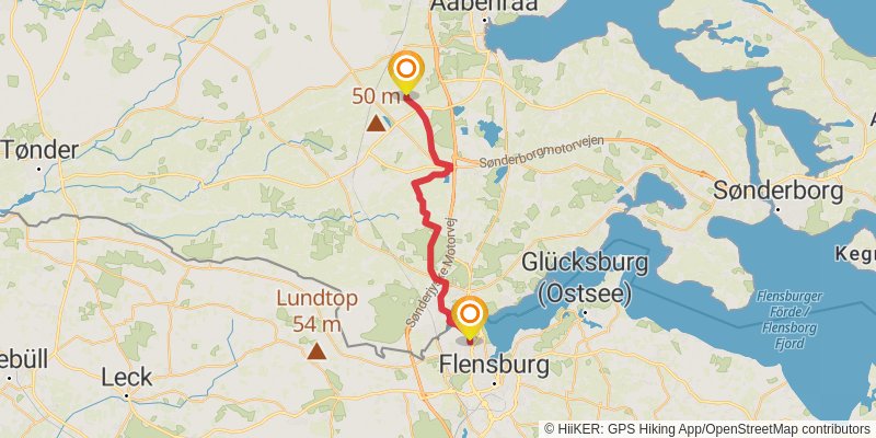 Hærvejen stage 24 Map