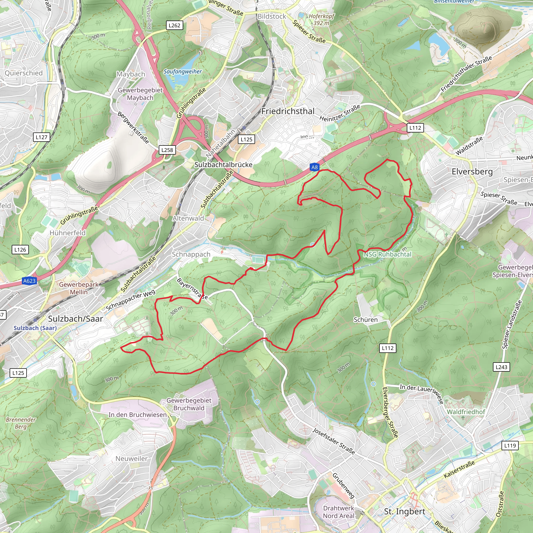 Karl May Weg mobile static map