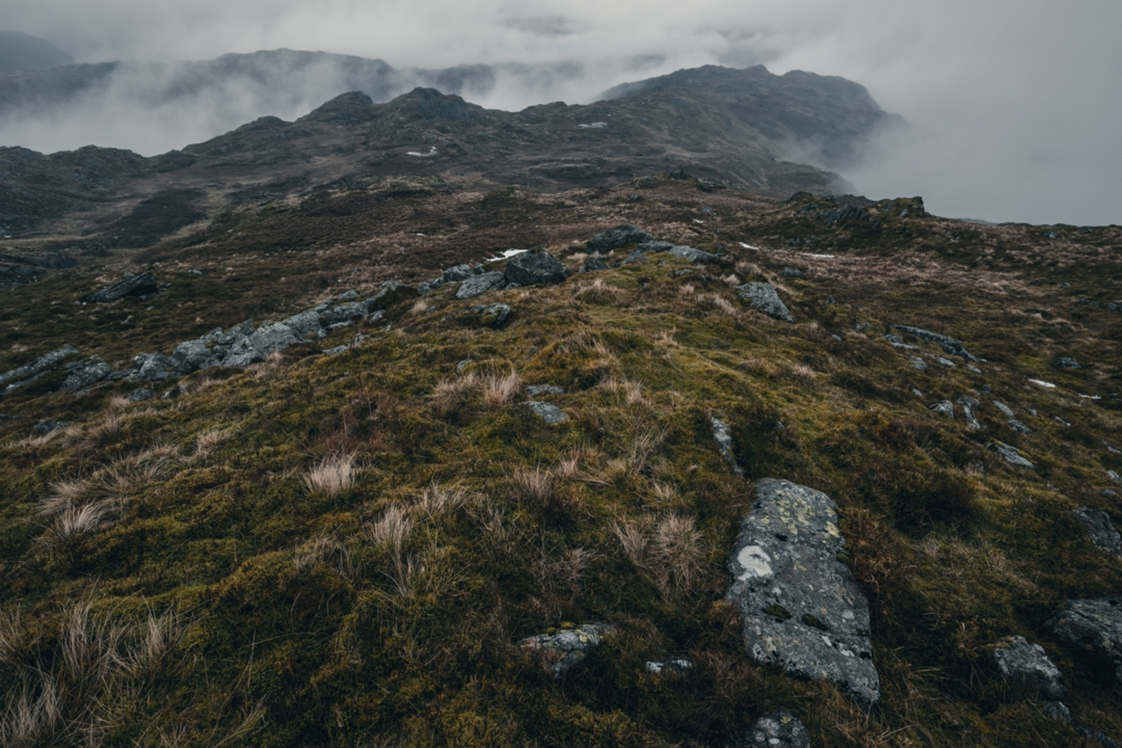 An image depicting the trail Tarn Crag - Easedale and its surrounding area.