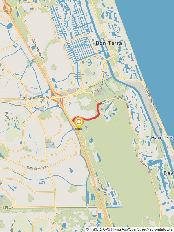 Graham Swamp Trail mobile static map