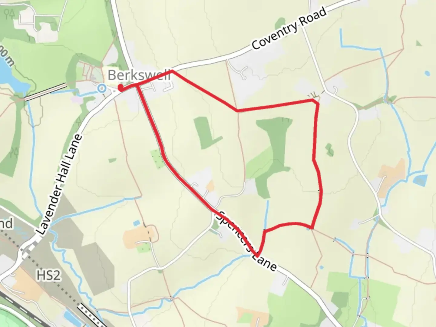 An image depicting the trail ACW Circular Walk and Millennium Way and its surrounding area.