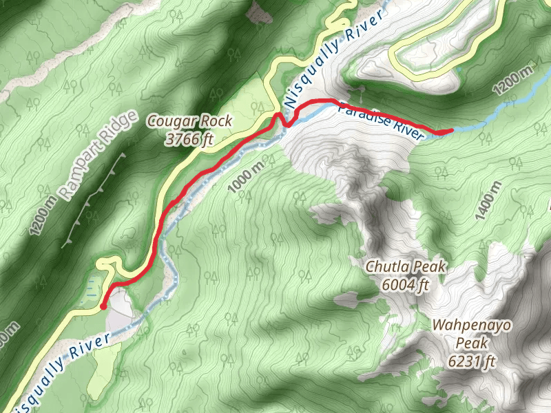 Carter Falls via Wonderland Trail