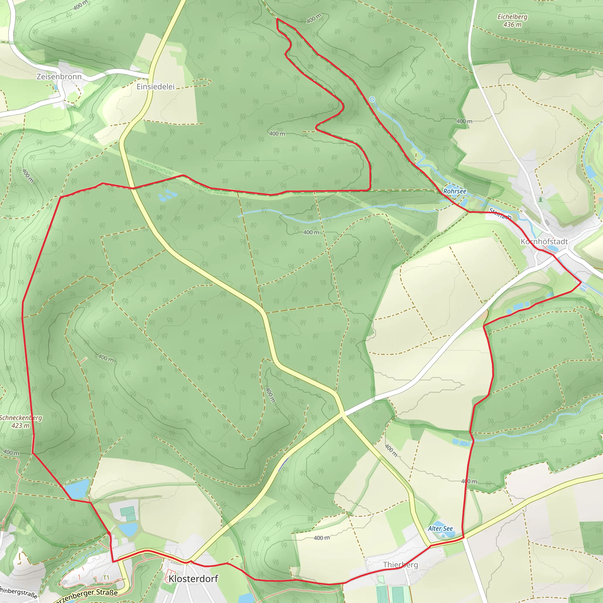 Scheinfeld Rundweg mobile static map