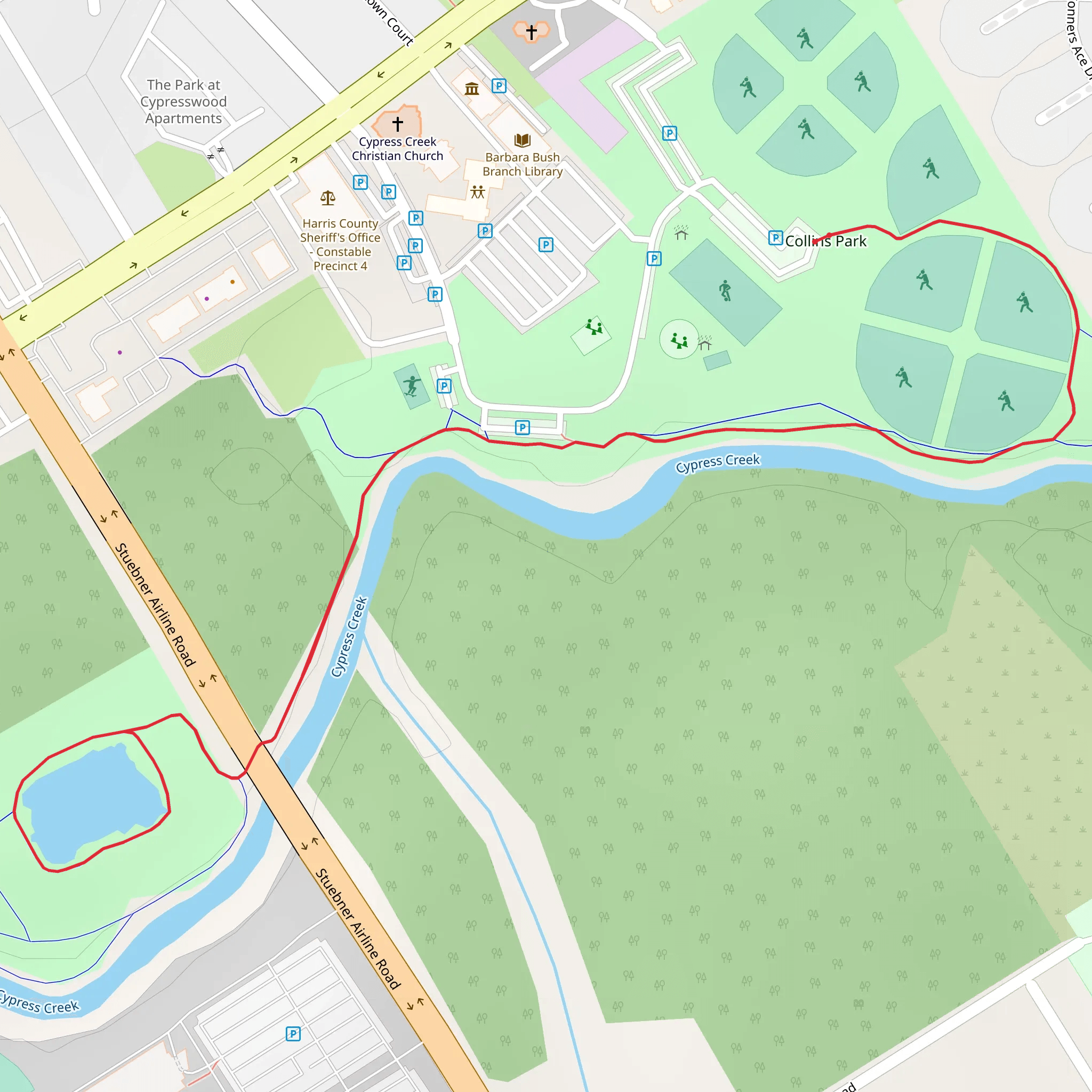 Cypress Creek Walk mobile static map