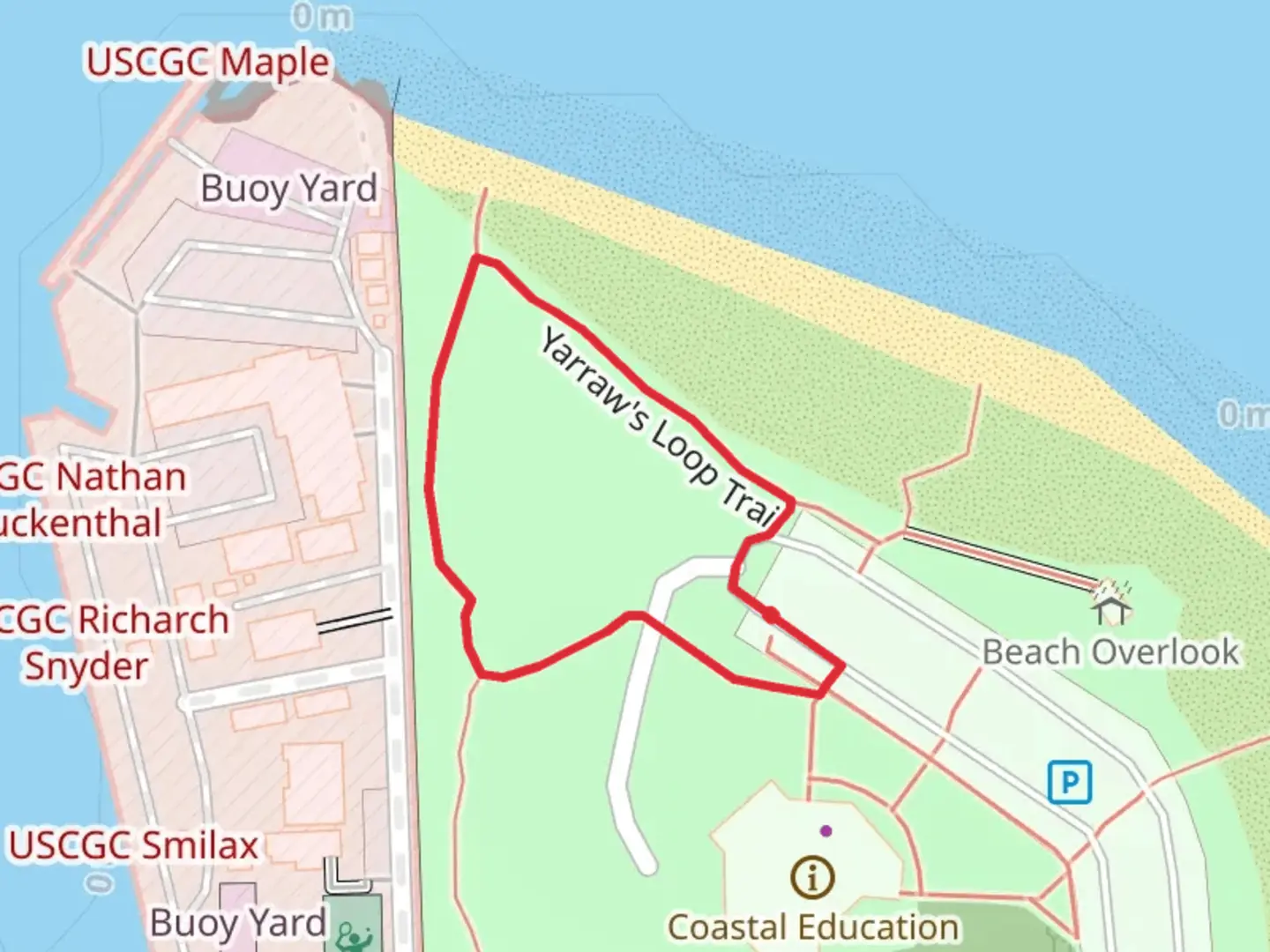 An image depicting the trail Yarraw's Loop Trail and its surrounding area.