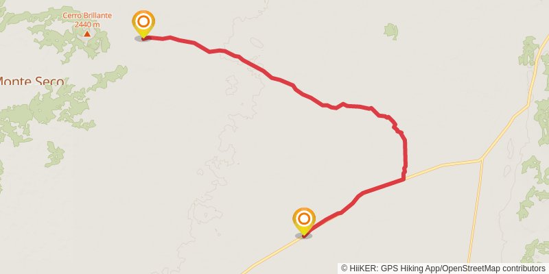 Continental Divide Trail - New Mexico stage 41 Map
