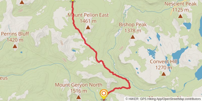 Overland Track stage 3 Map