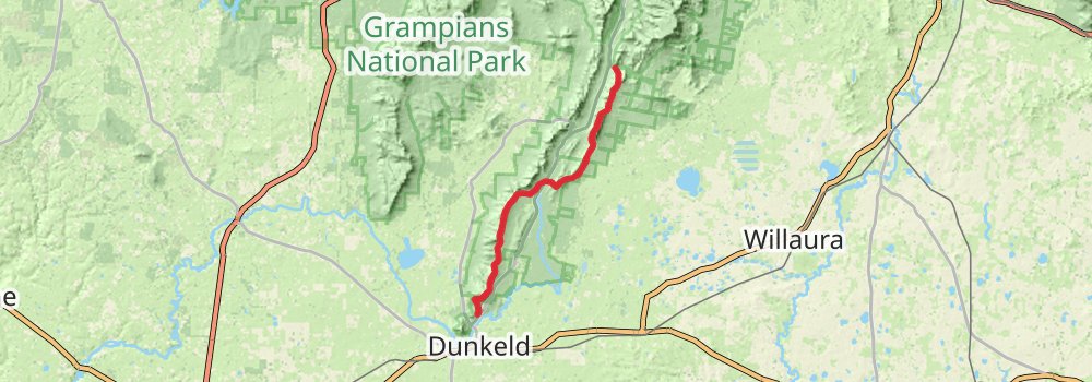 Grampians Peak Trail stage 8 Map