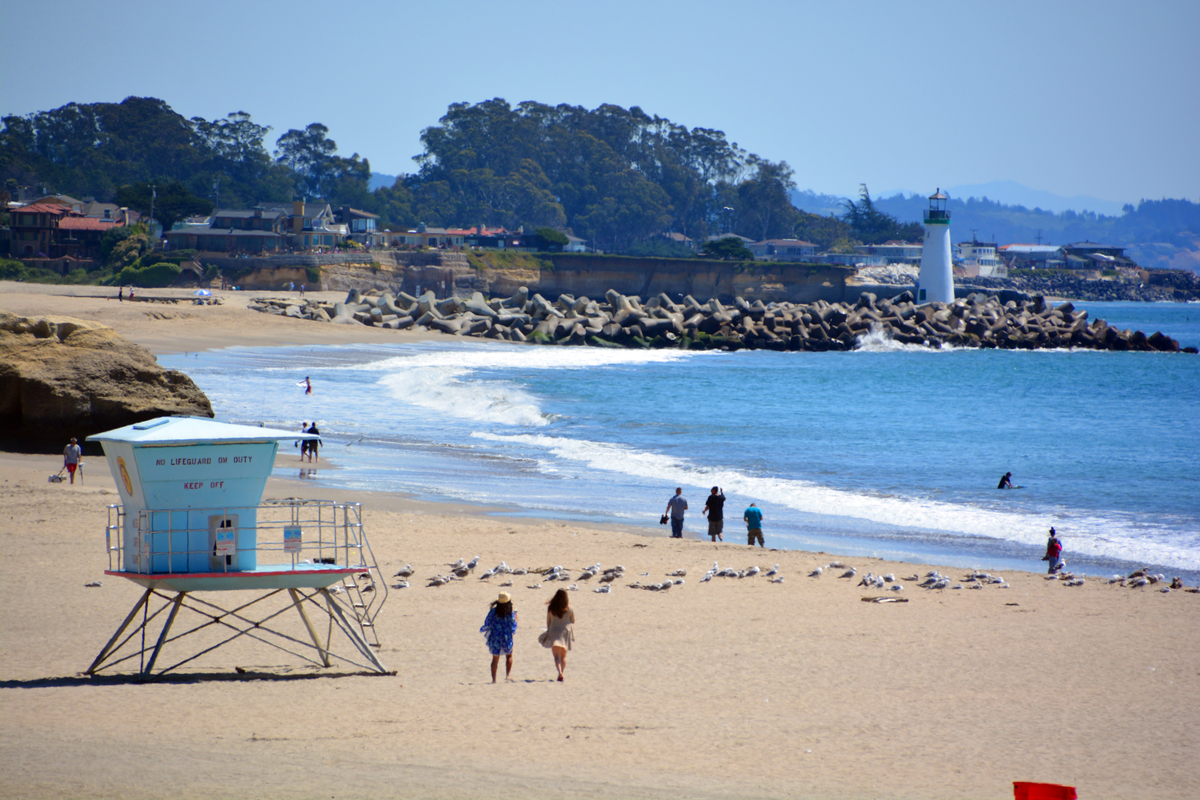 Beach Walkway from West Cliff Drive