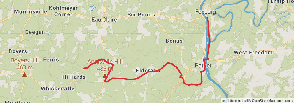 American Perimeter Trail - Northern Appalachian Primary stage 8 Map