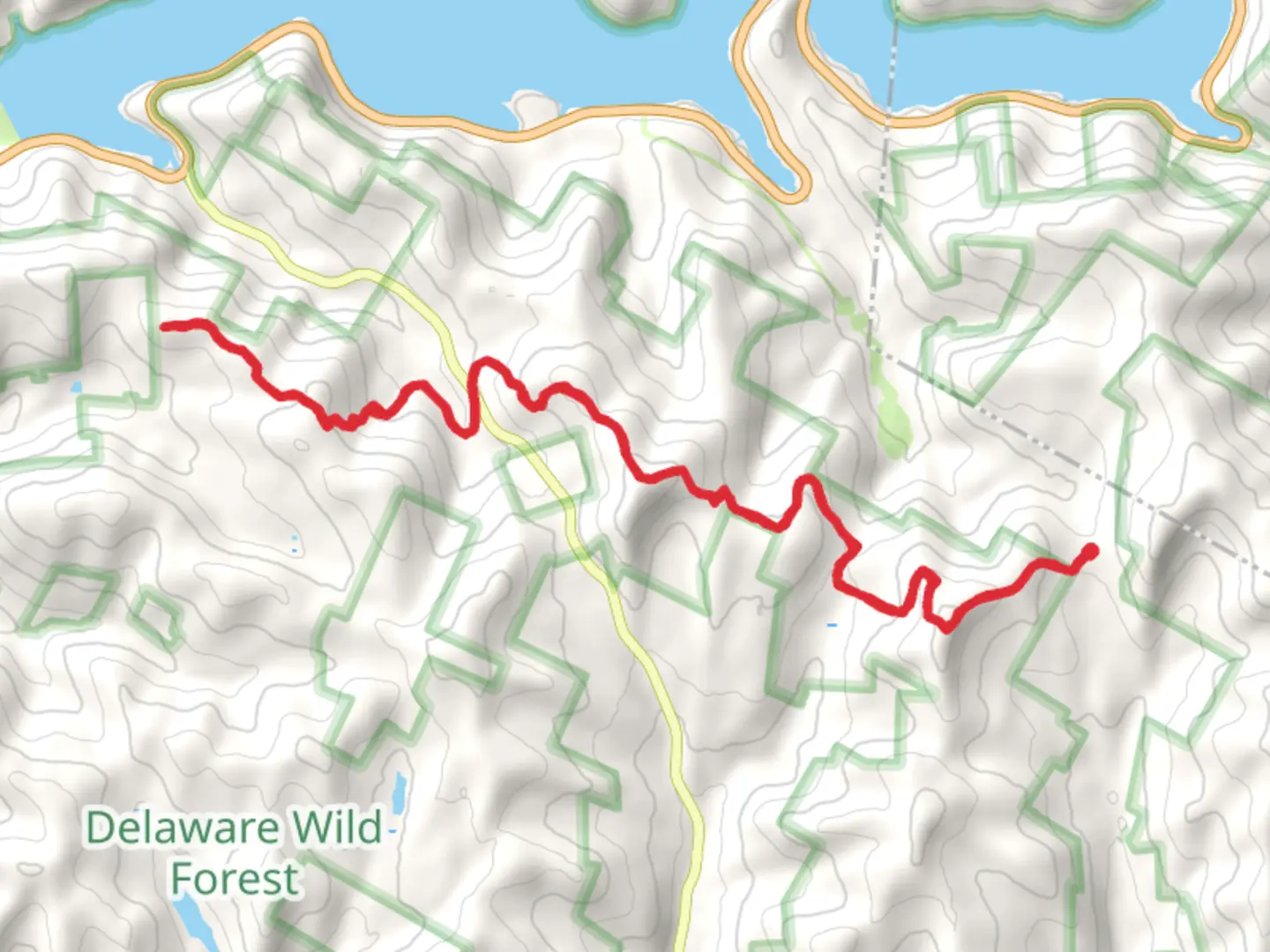 An image depicting the trail Brock Mountain Trail and its surrounding area.