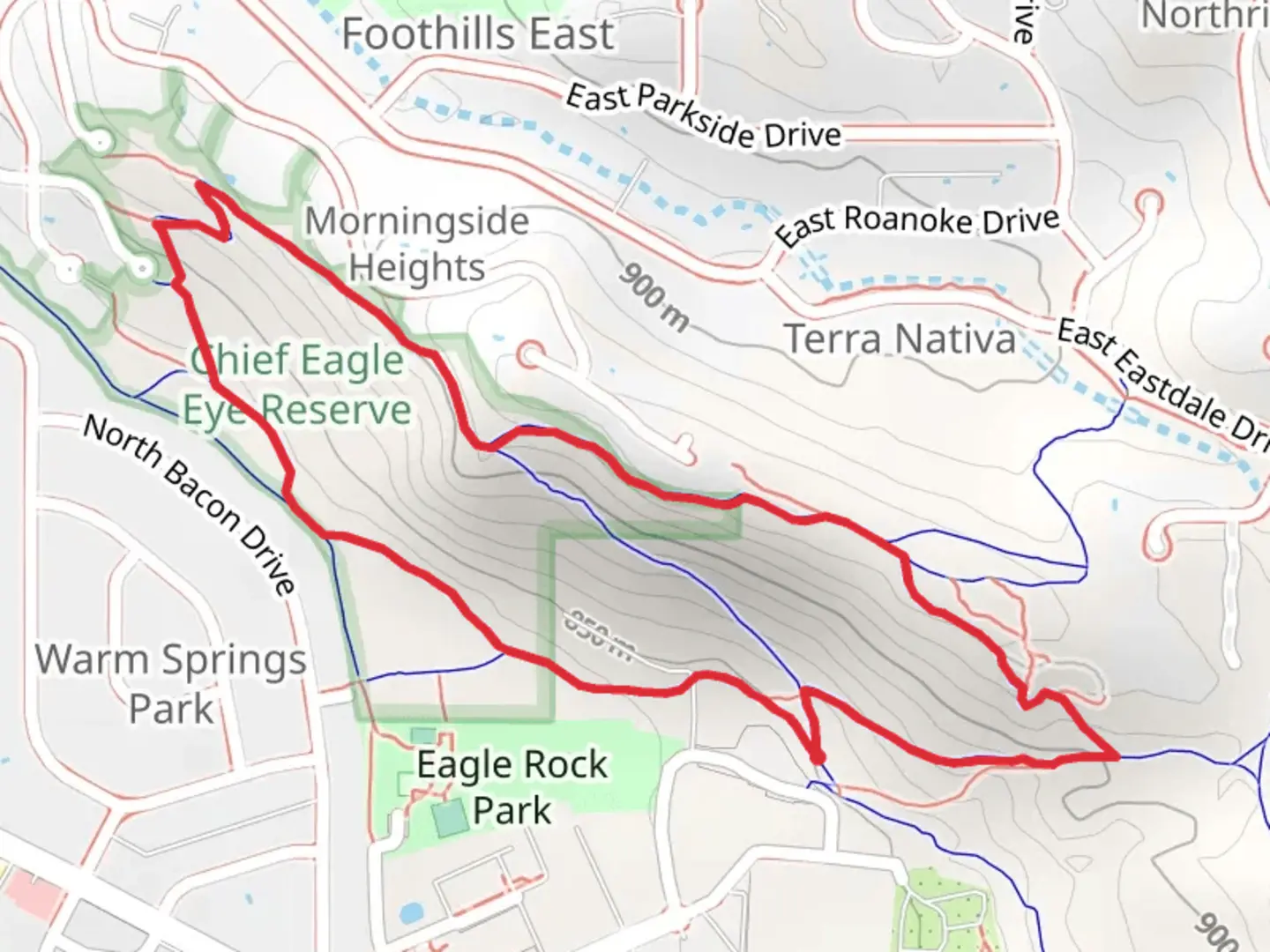 An image depicting the trail A Shoshone-Bannock Tribes and Quarry Loop and its surrounding area.