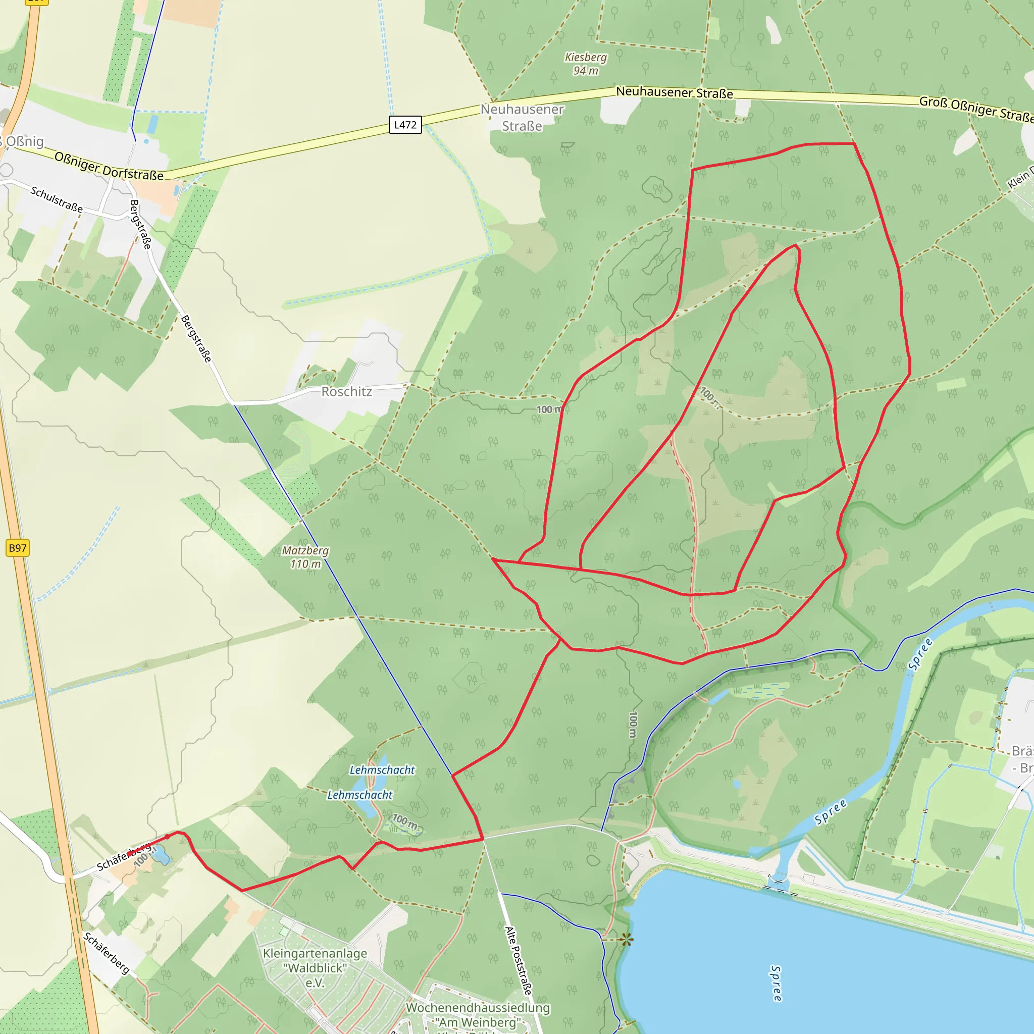 Neue Heide Loop mobile static map