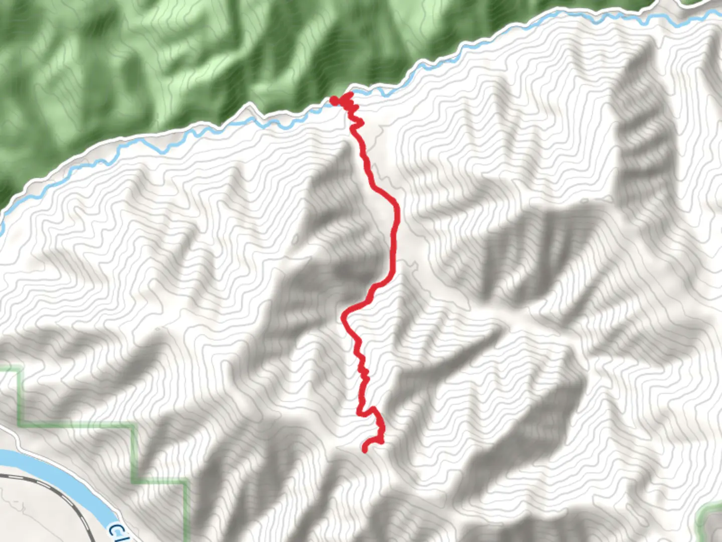 An image depicting the trail West Fork Cataract Trail via Cataract Trail and its surrounding area.