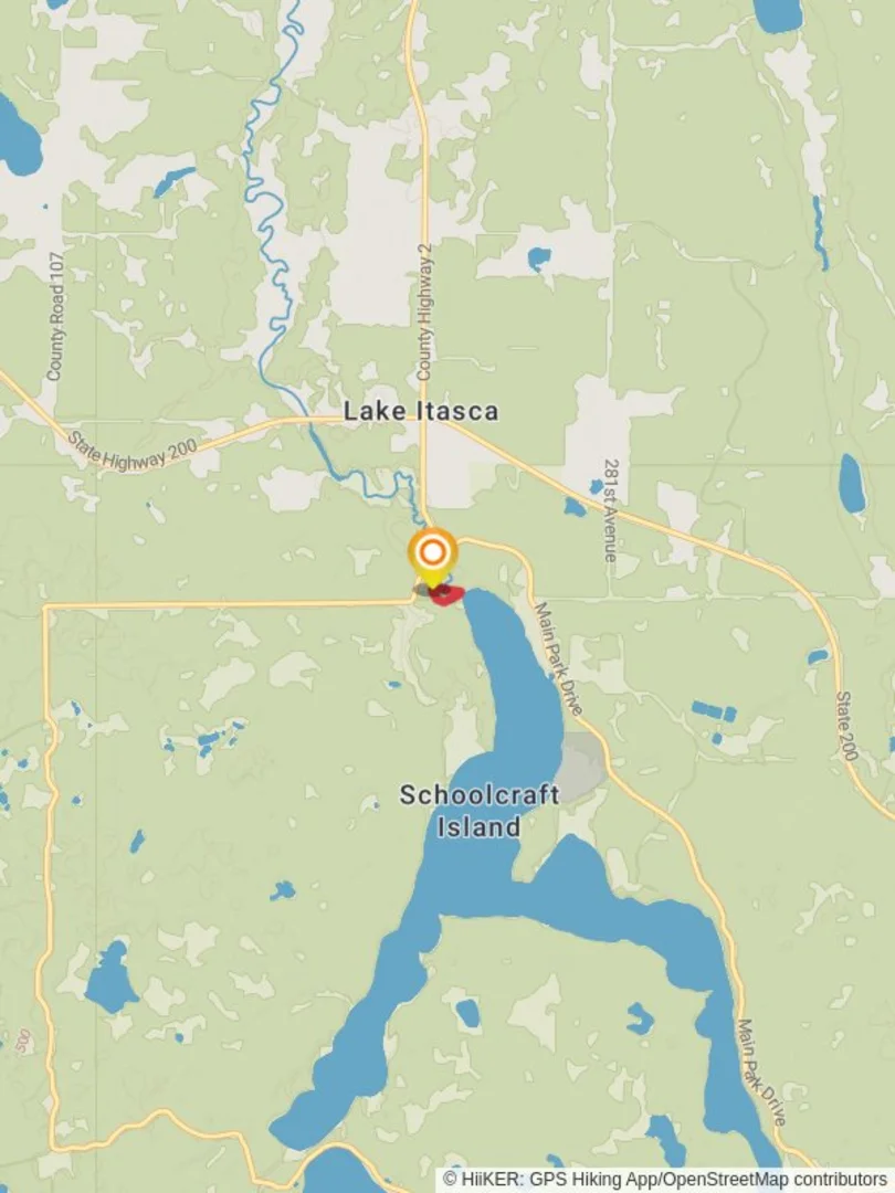 An image depicting the trail Mississippi River Loop and its surrounding area.