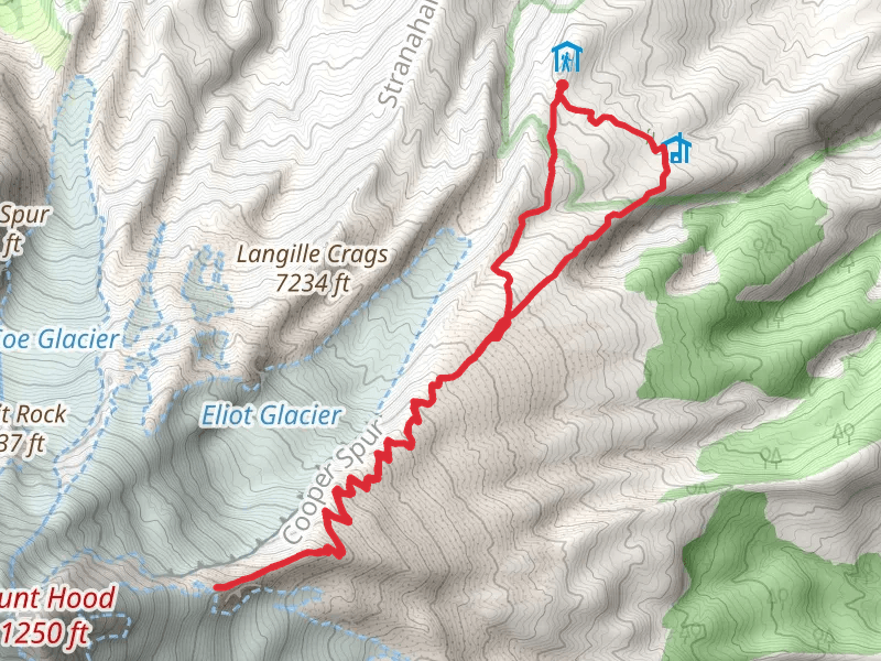 Tilly Jane Trail and Copper Spur TrailShort