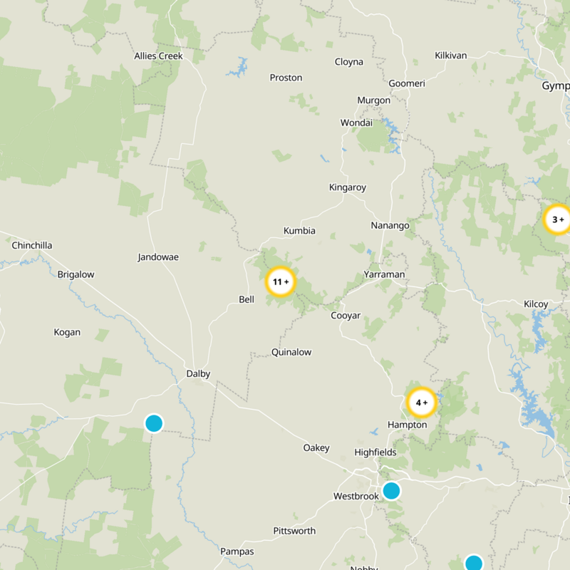 Bunya Mountains Static Map