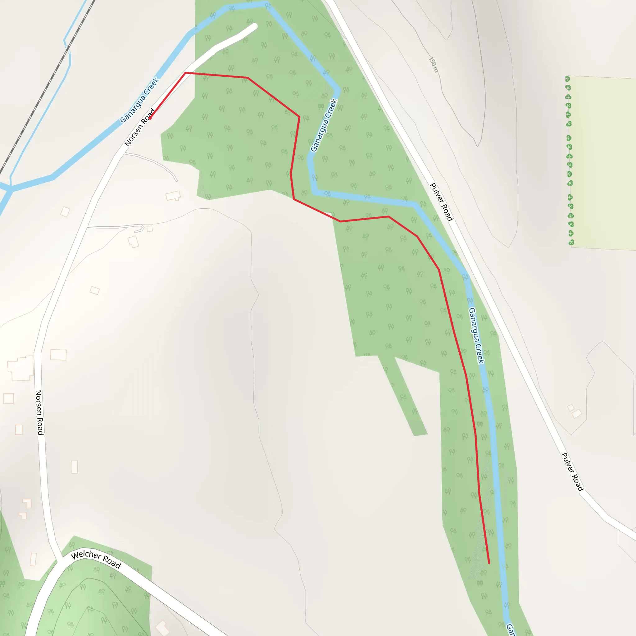 Ganargua Creek mobile static map