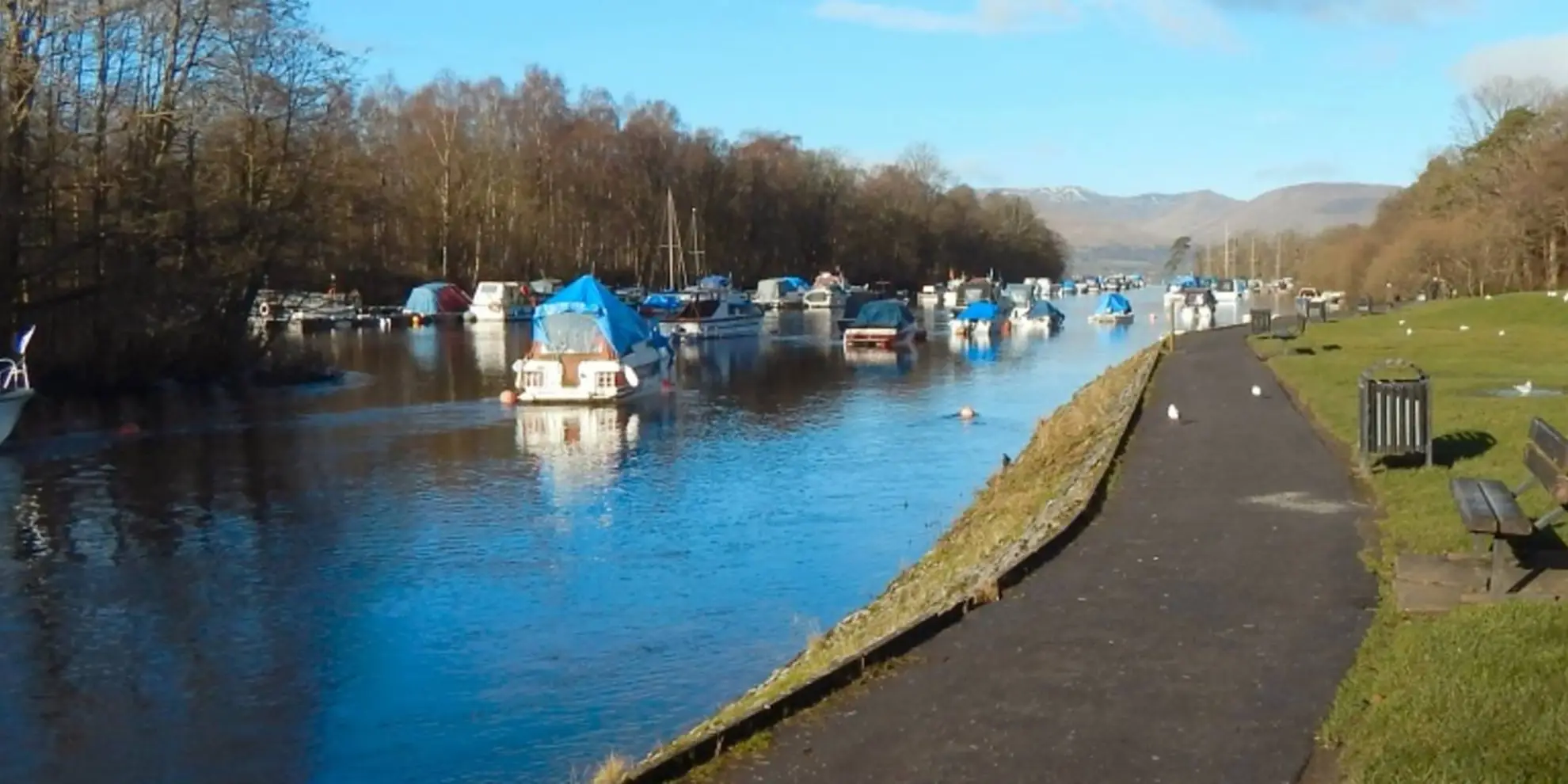 An image depicting the trail Balloch Castle Country Park - Walled Garden Route and its surrounding area.