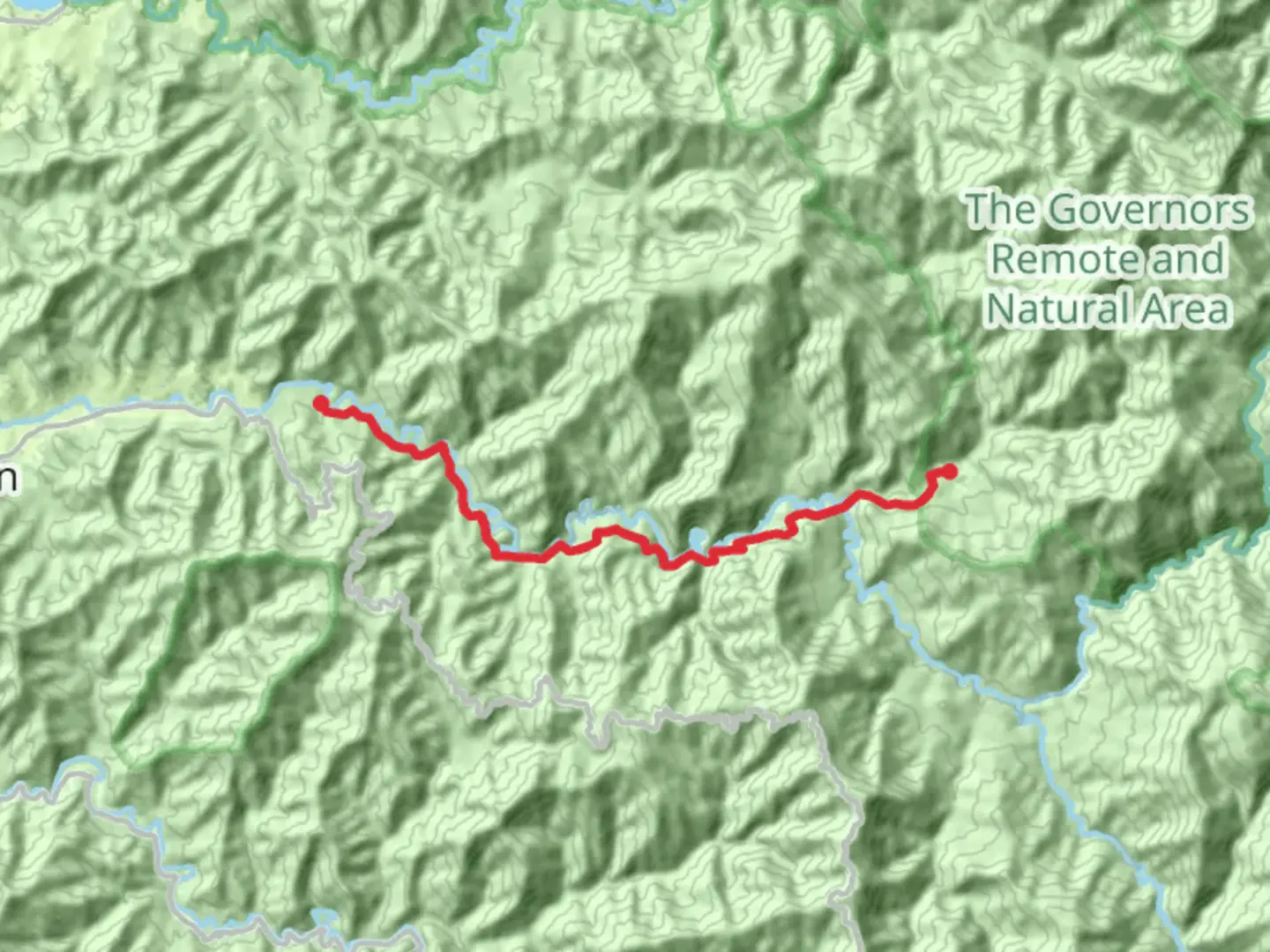 An image depicting the trail Mitchell's Bridle Trail and its surrounding area.