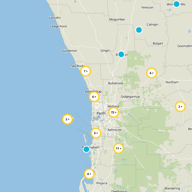 Joondalup Static Map
