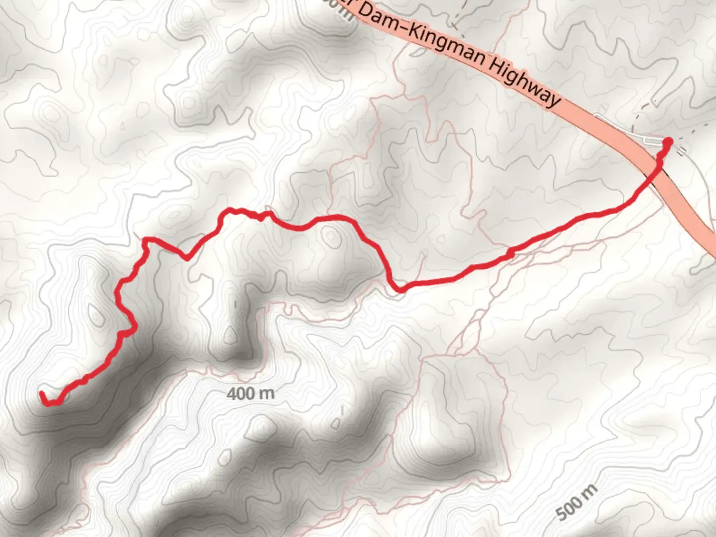 An image depicting the trail Liberty Bell Arch Trail and its surrounding area.