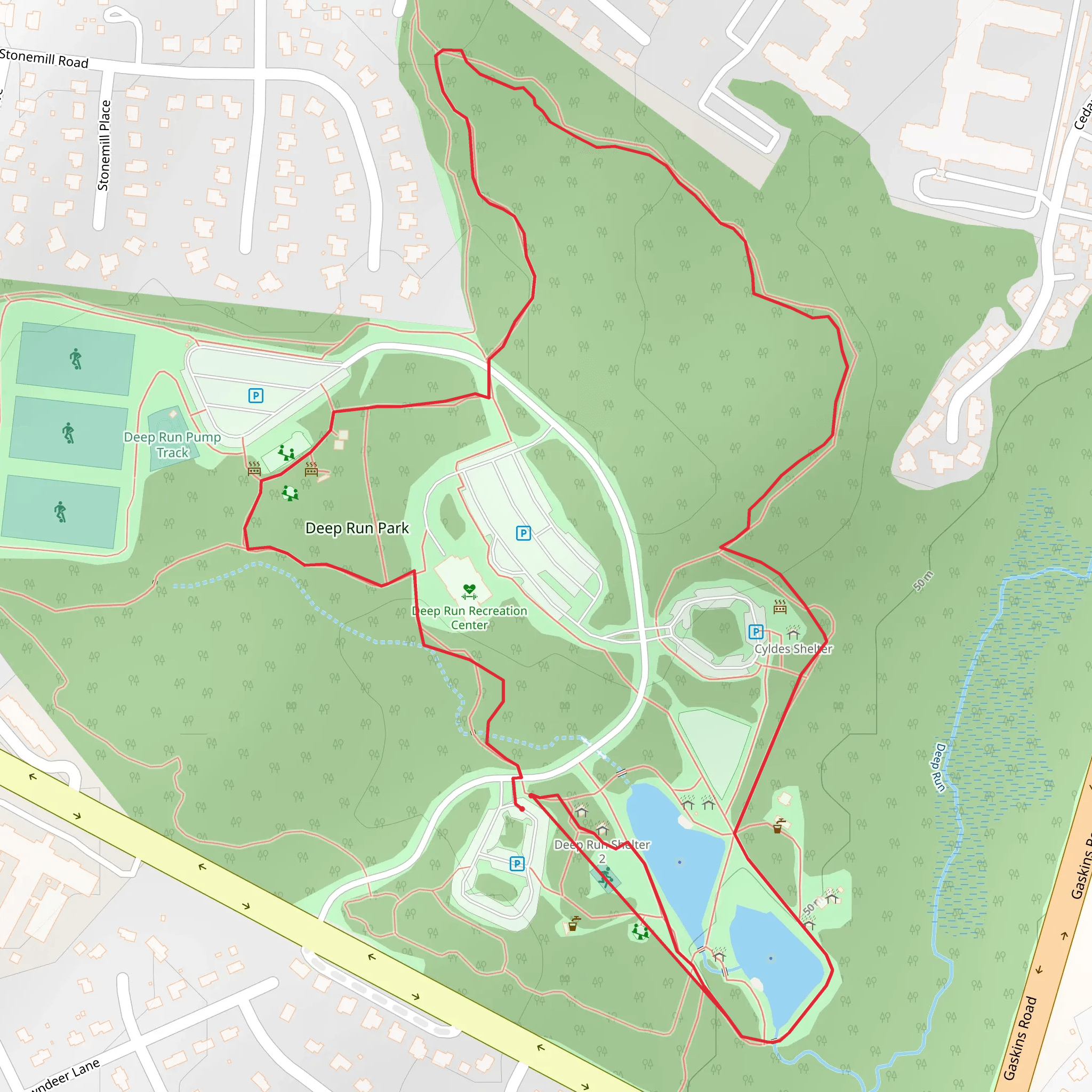 Ridgefield Parkway Loop mobile static map