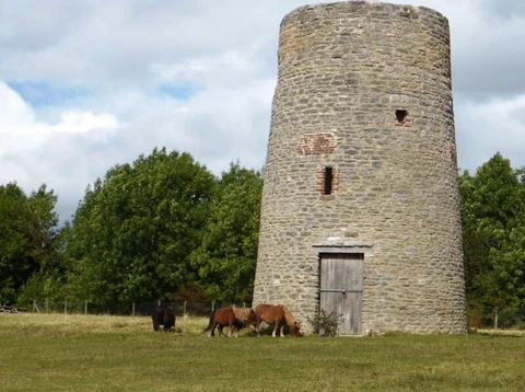 An image depicting the trail Much Wenlock Loop and its surrounding area.