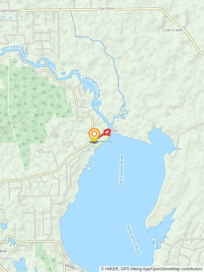 An image depicting the trail Lake Harney Wilderness Area Loop and its surrounding area.