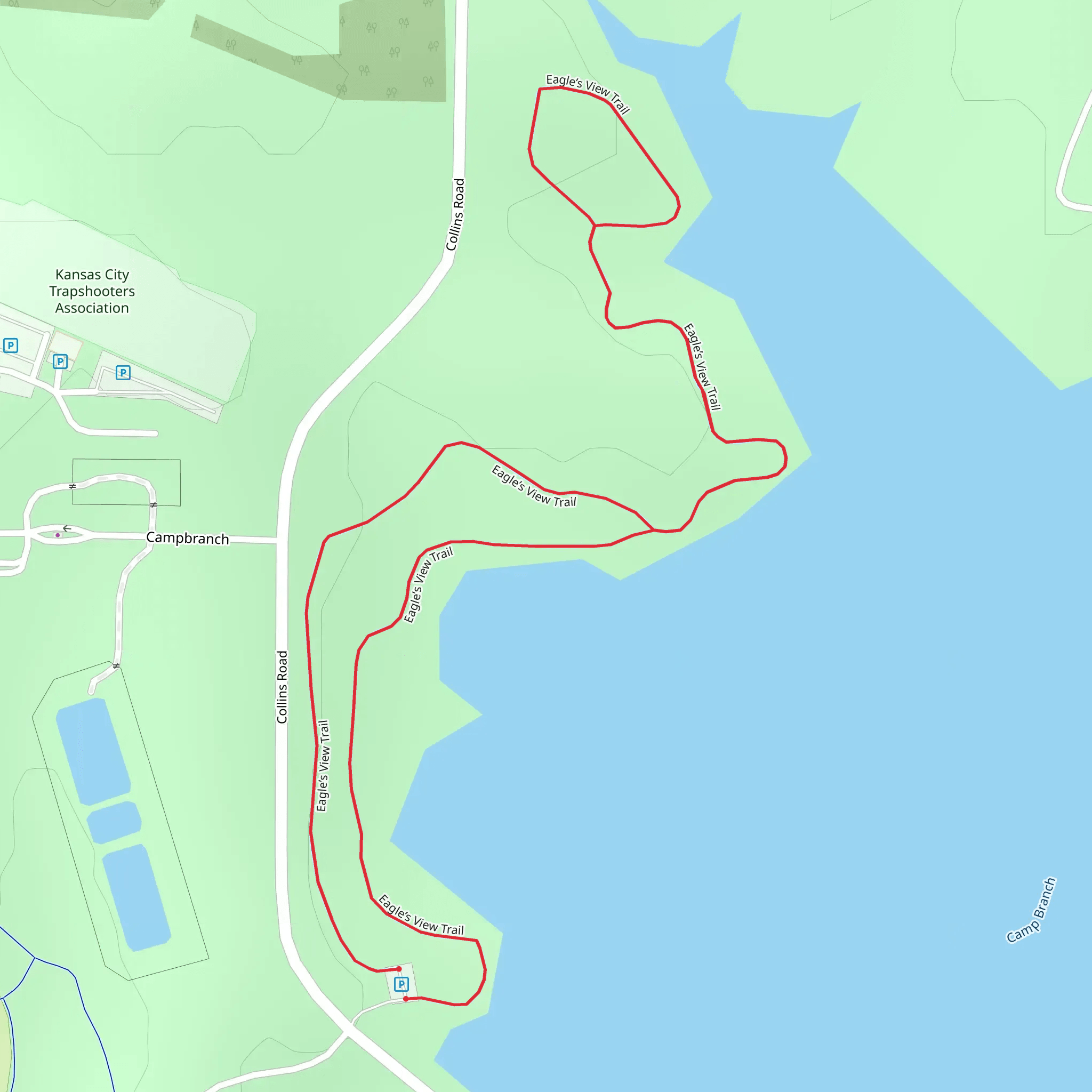 Eagle’s View Loop Trail mobile static map