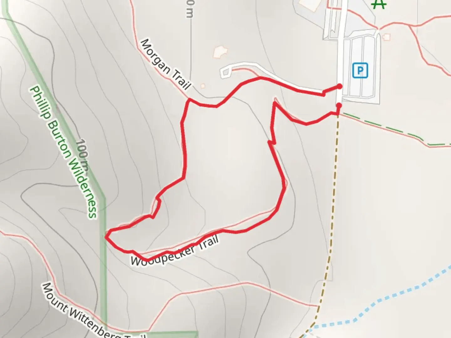 An image depicting the trail Woodpecker Nature Trail and its surrounding area.