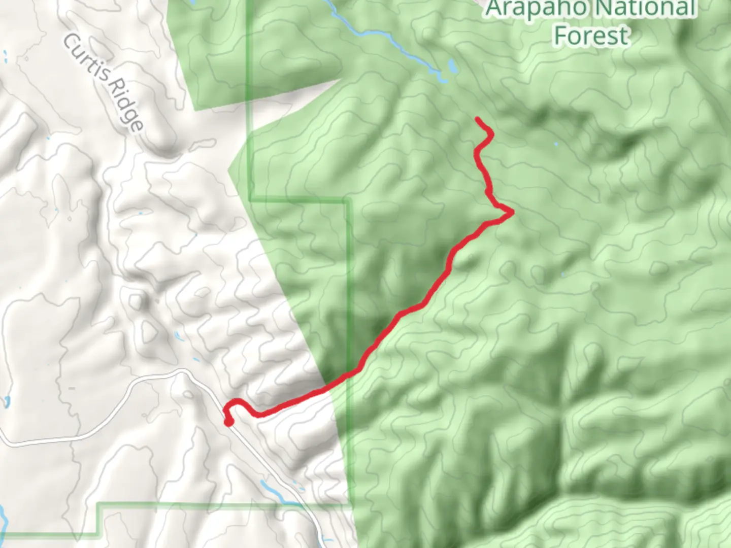 An image depicting the trail Morgan Gulch Trail and its surrounding area.